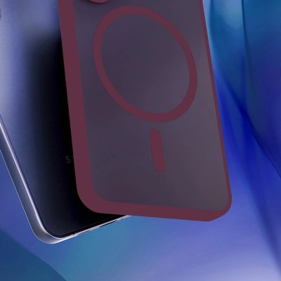 5. Etui 3mk Smoke MagCase na iPhone 18 Pro / 17 Pro - burgundowa