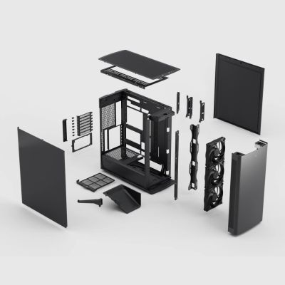 5. Fractal Design Define One Dark Solid Midi Tower Czarny