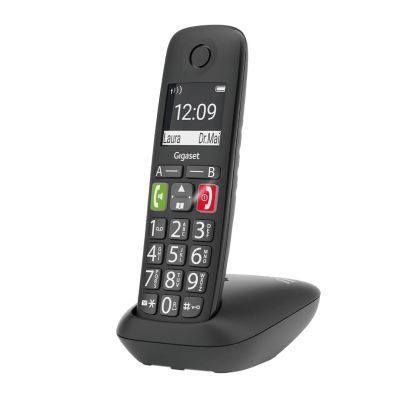 2. Telefon bezprzewodowy analogowy Gigaset E290 DECT/GAP czarny