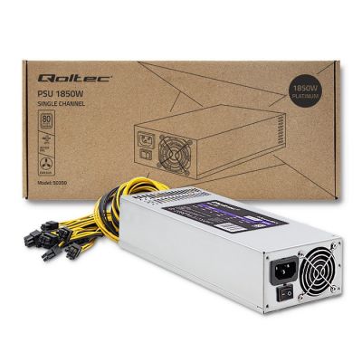 6. Zasilacz Qoltec 50350 1850W Szary