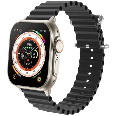 Smartwatch Męski RUBICON RNCF17 Tytan/Black SMARUB268
