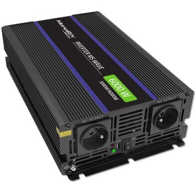 2. Qoltec Przetwornica napięcia Monolith 6000 MS Wave | 12V na 230V | 3000/6000W | USB