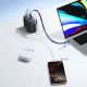 11. Ładowarka sieciowa Baseus EnerCore CJ11 100W z portami USB-A oraz USB-C i ze zwijanym kablem USB-C - czarna