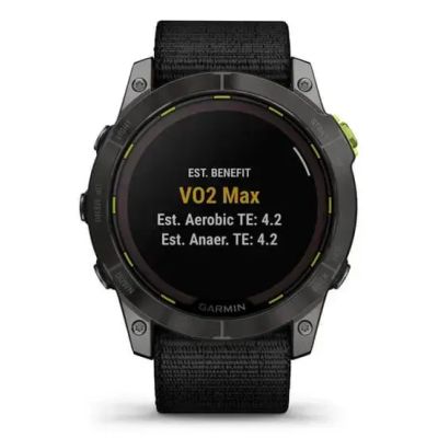17. Zegarek sportowy Garmin Enduro 2 Solar Black Carbon Gray DLC Ti Ultrafit Band 010-02754-01