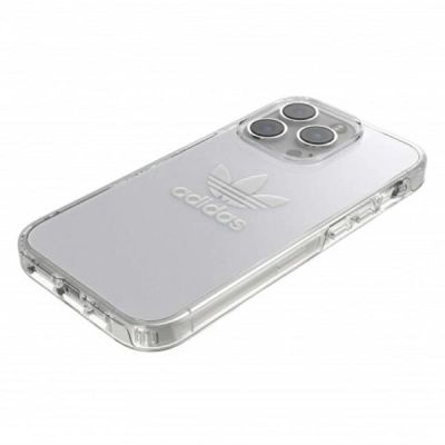7. Etui Adidas OR Protective Clear Case na iPhone 14 Pro - przezroczyste
