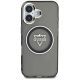 3. Etui Guess IML Metal Mountain Logo MagSafe na iPhone 16 - czarne