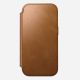 6. Nomad Modern Leather Folio pokrowiec na telefon komórkowy 16 cm (6.3") Opalony/Jasnobrązowy