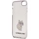 4. Etui Karl Lagerfeld Ikonik Choupette na iPhone 7 / 8 / SE 2020 / SE 2022 - różowe