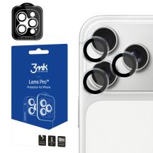 Szkło hartowane na obiektyw aparatu 3mk Lens Protection Pro Black na iPhone 18 Pro / 18 Pro Max