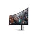 6. Samsung G93SC monitor komputerowy 124,5 cm (49") 5120 x 1440 px Dual QHD OLED Srebrny