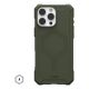 6. Etui UAG Urban Armor Gear Essential Armor MagSafe do Apple iPhone 16 Pro Max oliwkowy szary (przezroczysty)