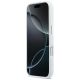 5. Etui BMW M Silicon Horizontal Line MagSafe na iPhone 17 Pro- białe