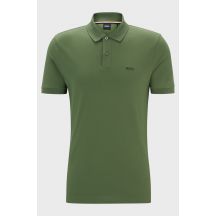 Koszulka Polo męska BOSS Pallas Open Green regular fit zielona (50468301-381)