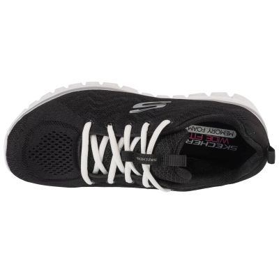 3. Skechers Graceful - Get Connected 12615W-BKW Czarne 36
