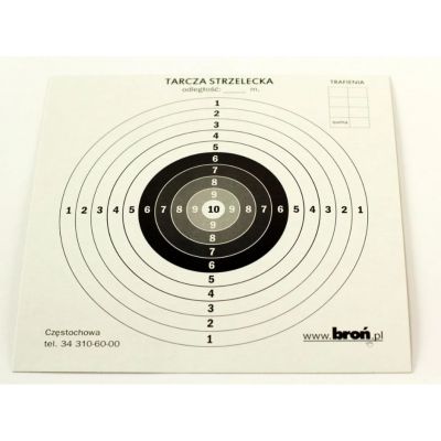 Tarcze papierowe 17x17 cm 100 szt.