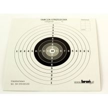 Tarcze papierowe 17x17 cm 100 szt.