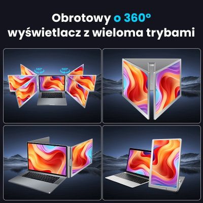 10. 16" 2-ekranowy monitor do laptopów 12" do 18.5" EXTRALINK SMART LIFE