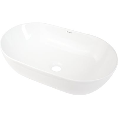 Umywalka ceramiczna nablatowa Deante PEONIA CDE_6U5S Biała
