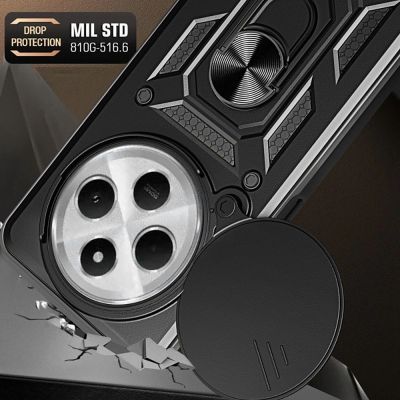 2. Etui Tech-Protect CamShield Pro na Xiaomi Redmi 14C / Poco C75 - czarne