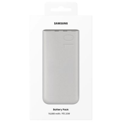 6. Powerbank Samsung EB-P3401XUEGWW 10000 mAh 25 W 2x USB-C - beżowy