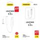 5. Dudao adapter audio przejściówka do słuchawek z Lightning na mini jack 3,5 mm biały (L16i white)