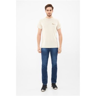 T-shirt męski VIKING Likelo Man Bamboo beżowy   L