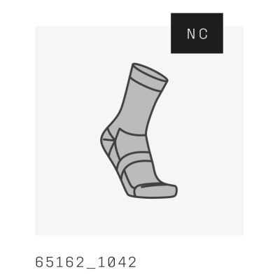 Skarpety rowerowe POC Cadence Road Long Sock szare