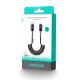 2. Kabel spiralny Joyroom S-A43 Crystal-Clear Series 30W USB-C - Lightning 1,5m - czarny