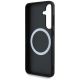 7. Etui BMW Leather Oversized Stripes MagSafe na Samsung Galaxy S25- czarne
