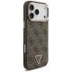 4. Etui Guess 4G Triangle Logo MagSafe na iPhone 17 Pro Max / 18 Pro Max - brązowe