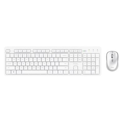 4. Klawiatura + mysz Trust ODY II Wireless White US
