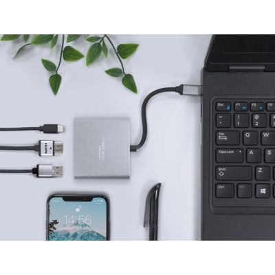 5. NATEC MULTI PORT FOWLER MINI (USB-C PD, USB 3.0, HDMI 4K) NMP-1607