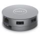 3. DELL DA305 Przewodowa USB 3.2 Gen 2 (3.1 Gen 2) Type-C Srebrny