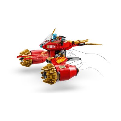 5. LEGO NINJAGO 71830 Burzowy jeździec-mech Kaia
