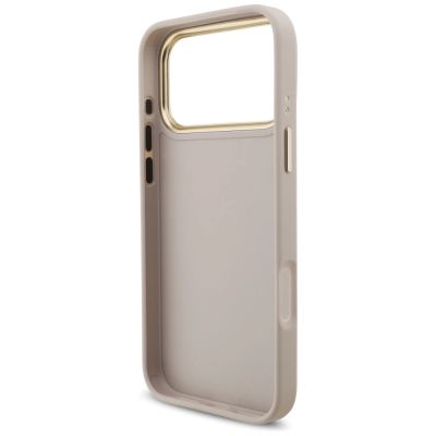 7. Etui Guess 4G Big 4G Classic Logo Big Strap Metal Buttons na iPhone 17 Pro Max - różowe