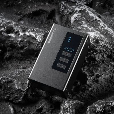 4. Pompka akumulatorowa Rockbros AS240 PRO 120 psi kompresor 420mAh - czarna