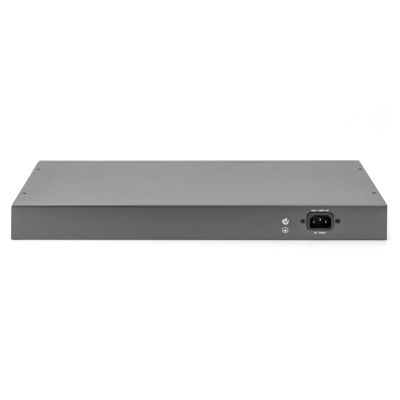 4. Digitus DN-95343 przełącznik sieciowy Nie zarządzany Fast Ethernet (10/100) Obsługa PoE 1U Czarny, Srebrny
