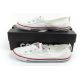 9. Converse buty damskie sportowe Chuck Taylor All Star Ballet Lace baleriny białe