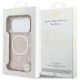 8. Etui Guess IML Peony Dot MagSafe na iPhone 17 Pro - różowe