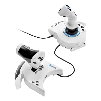 3. Thrustmaster T.Flight Hotas 5 Microsoft Flight Simulator Edition Biały USB Flight Sim Cyfrowy PC, PlayStation 5, PlayStation 4