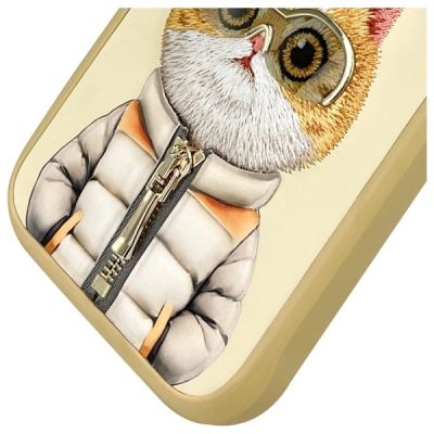 4. Etui Nimmy Cool&Cute 2.0 Cat na iPhone 16 Pro Max - zielone