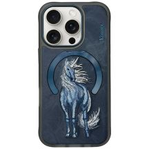 Etui Nimmy Magnetic Fantasy Animal MagSafe na iPhone 16 Pro - niebieskie
