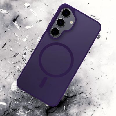 24. Etui 3mk Smoke MagCase na Samsung Galaxy S25 - fioletowe