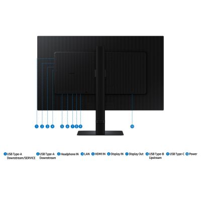 14. Samsung S60UD monitor komputerowy 68,6 cm (27") 2560 x 1440 px Quad HD LCD Czarny