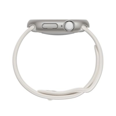 7. Etui ochronne AMAZINGTHING Minimal na Apple Watch Series 11 46mm - srebrne