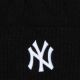 3. New Era Wide Cuff Beanie New York Yankees Hat 60691072 Czarne One size