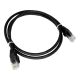Alantec-Patch-cord U/UTP kat.5e PVC 0.25m czarny