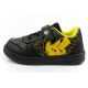 2. Leomil buty sportowe dziecięce sneakersy Pokemon lekkie na rzep czarne