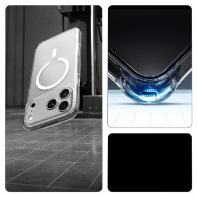 18. Etui Spigen Ultra Hybrid MagSafe na iPhone 18 Pro / 17 Pro - frost white