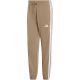 Spodnie damskie adidas Essentials 3-Stripes French Terry Cuffed beżowe KF8338
